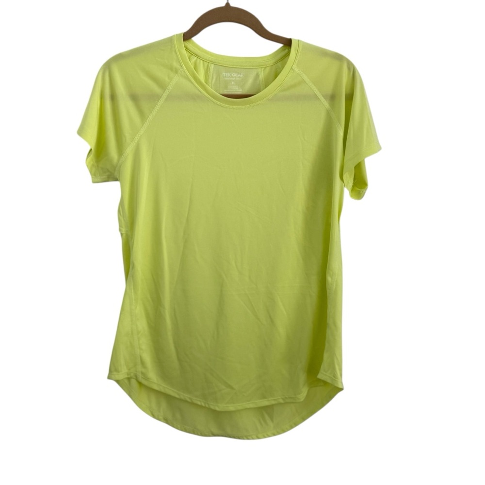 Tek Gear Short Sleeve T Shirt Green Size Medium Activewear Athleisure
